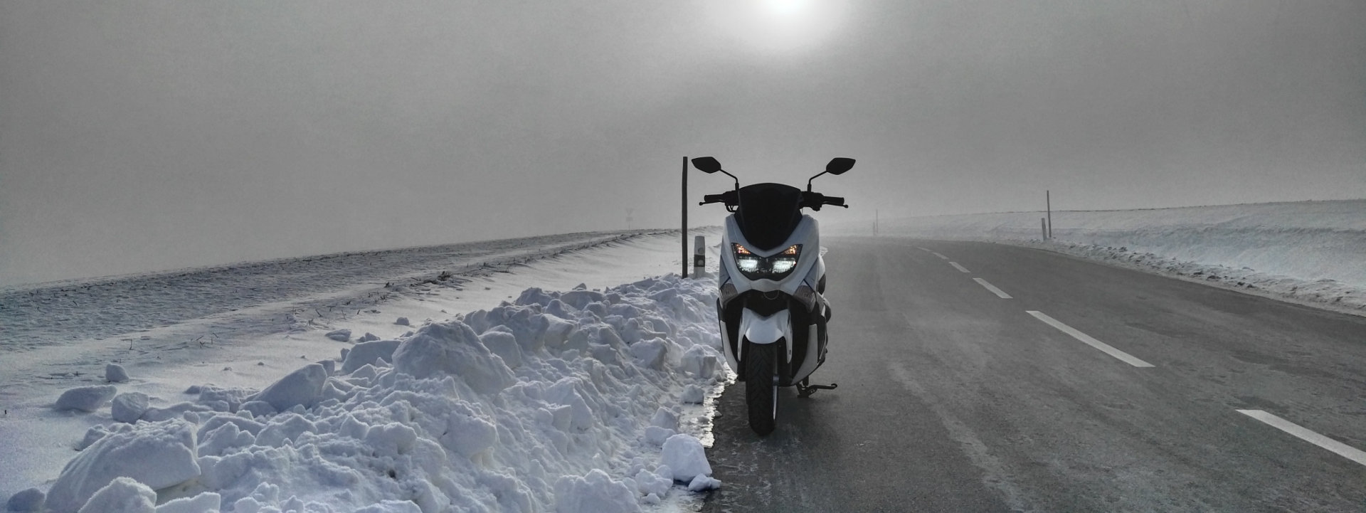 Yamaha NMAX Winterfahrt