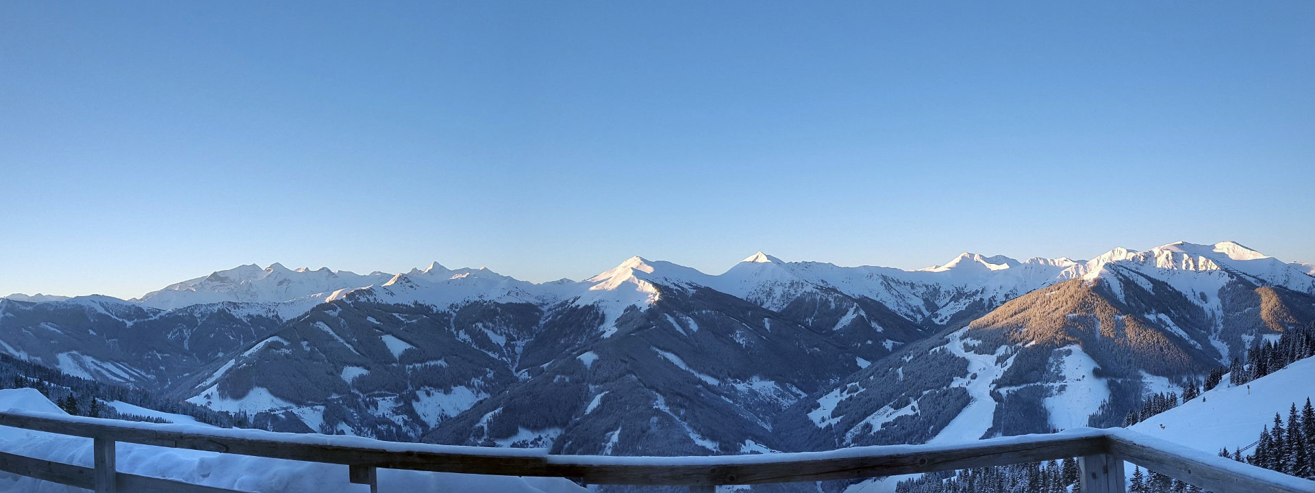 Panorama Simbacher Hütte Saalbach
