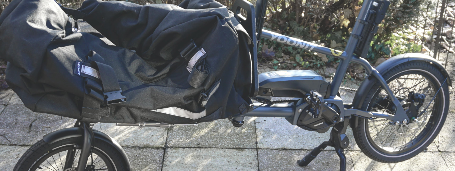 Yoonit Electric Mini Cargo Bike 2023 Storm Blue