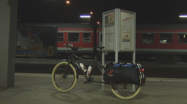 Day 1: Train station in Freilassing at 4:20 a.m.
