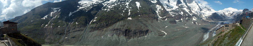 Grossglockner: Blick von der Franz-Josef-Höhe auf die Pasterze