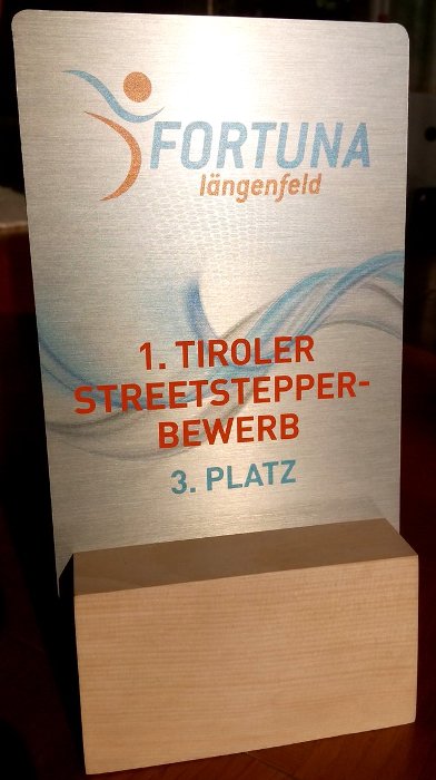 3.Platz beim Ötztaler Bergmeister Einzelzeitfahren, Streetstepper