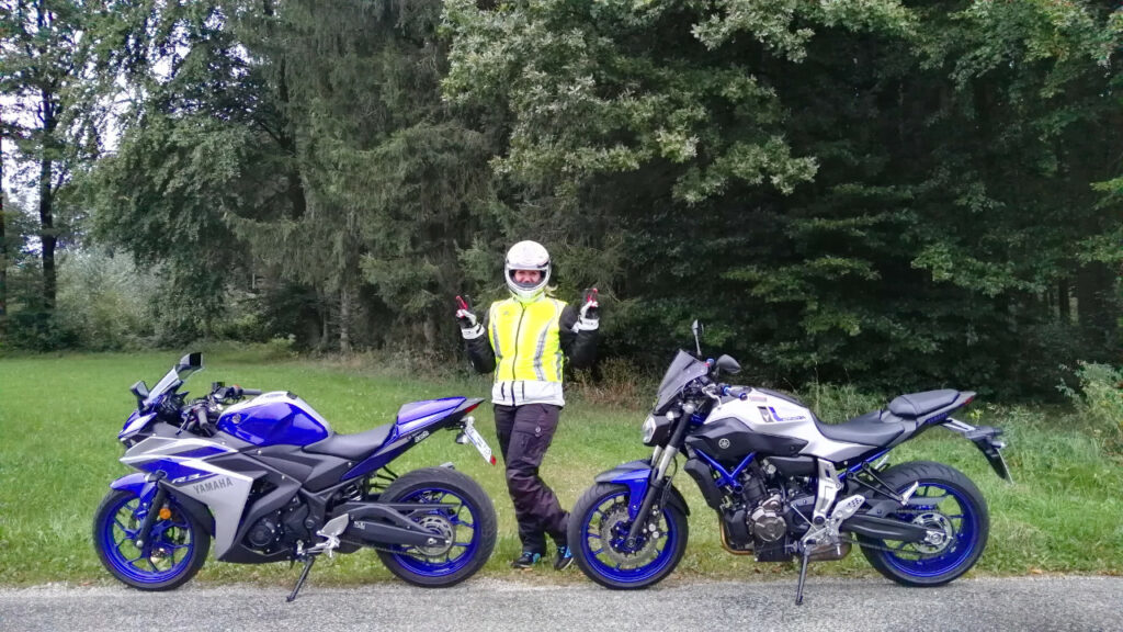 Erste gemeinsame Motorradausfahrt