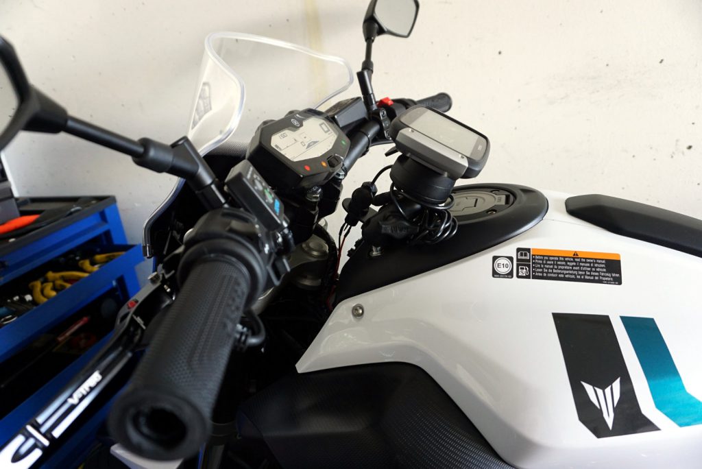 Yamaha MT-07 Navi-Tankmontage