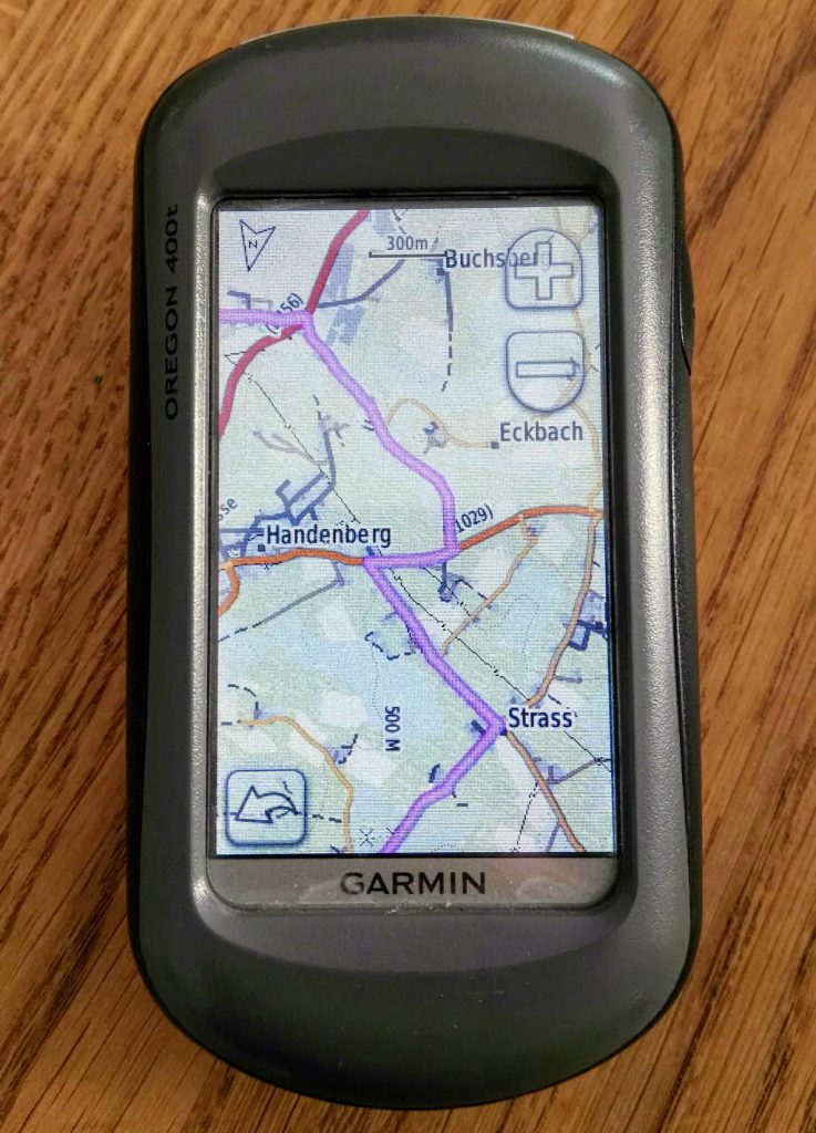 OSM auf uraltem Garmin Oregon 400t