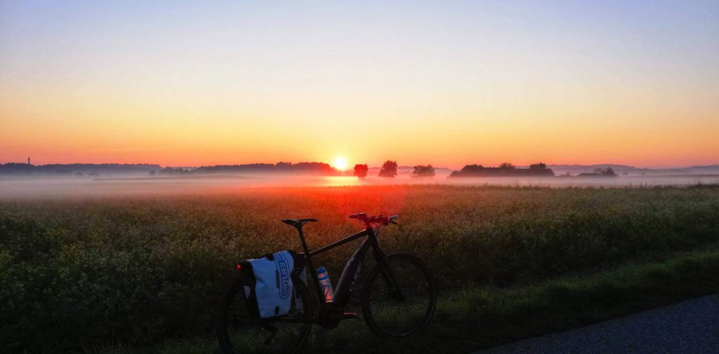 Morgendliche Bürofahrt
