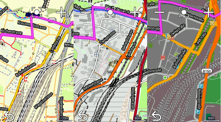 hvad som helst Scrupulous Skuffelse Routingvergleich Openfietsmap - Velomap - Garmin Cycle Map - Phils  Garagenblog