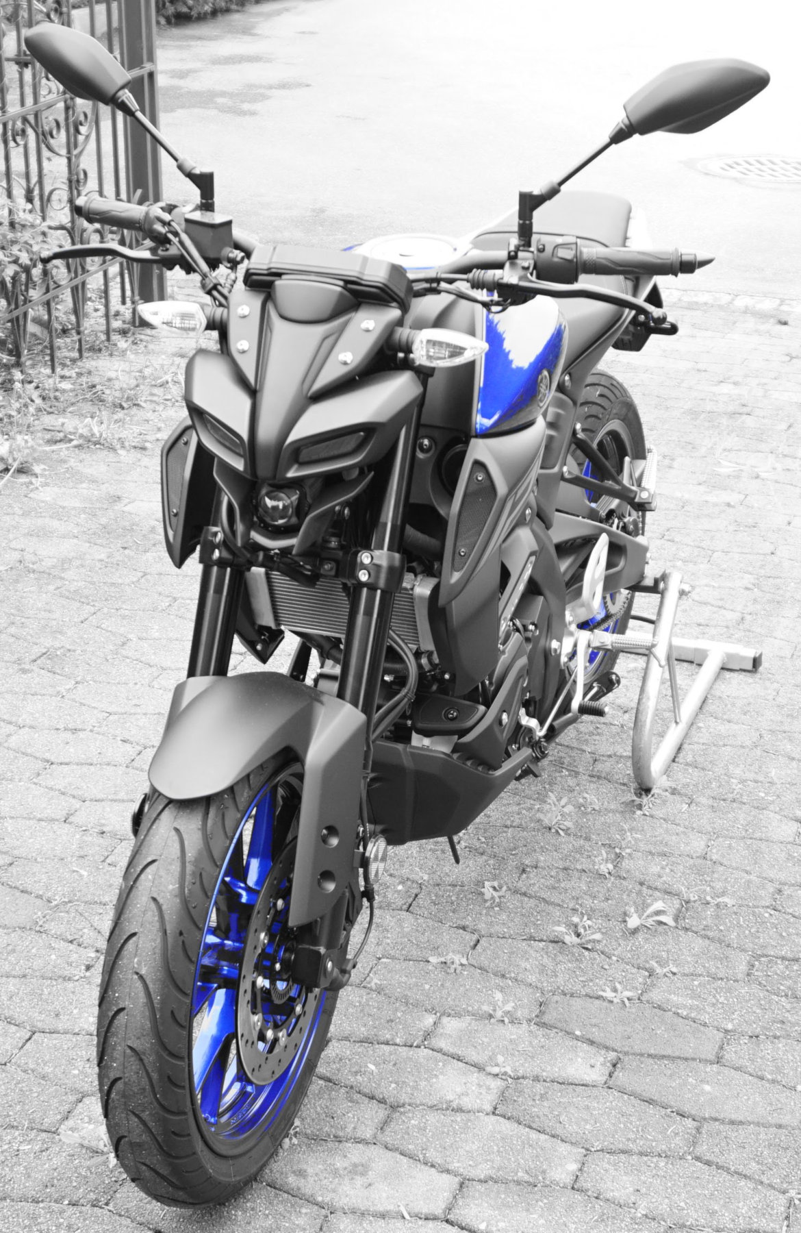 Yamaha MT125 2020 Icon Blue: von vorne