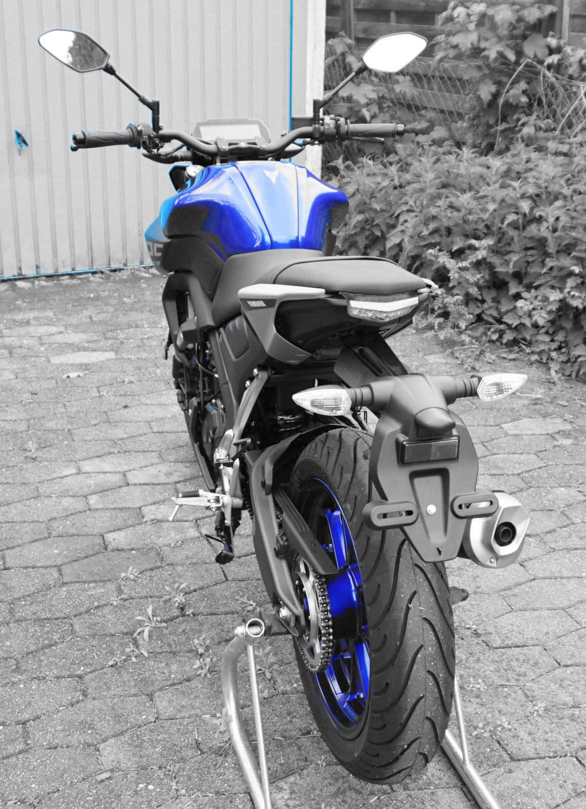 Yamaha MT125 2020 Icon Blue - Rückansicht