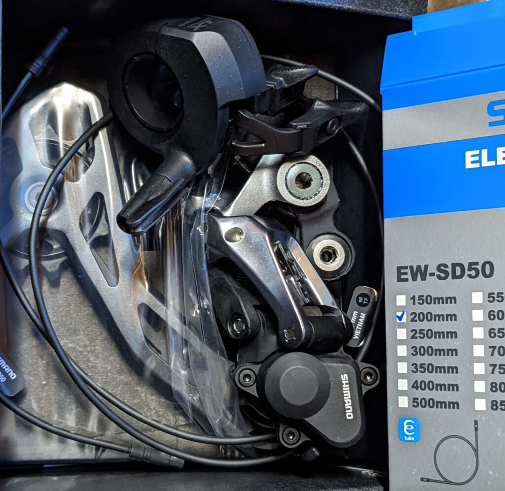 GRX Di2 Schaltwerk am BMC Alpenchallenge Amp Sport LTD