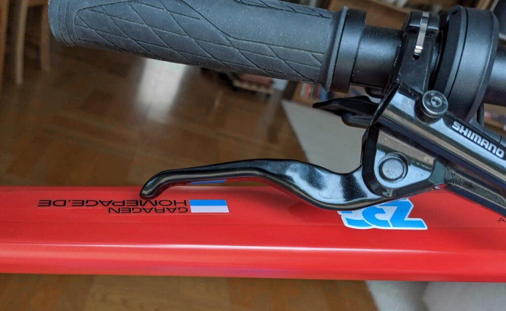 Lenker, Bremshebel, Oberrohr