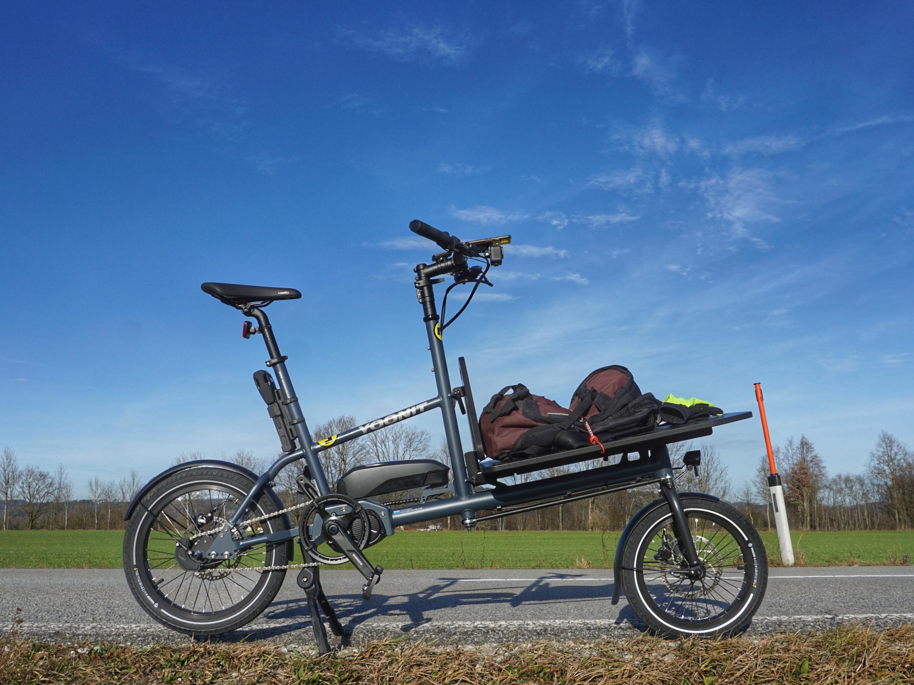 30km Runde mit dem Yoonit Mini Cargo Bike