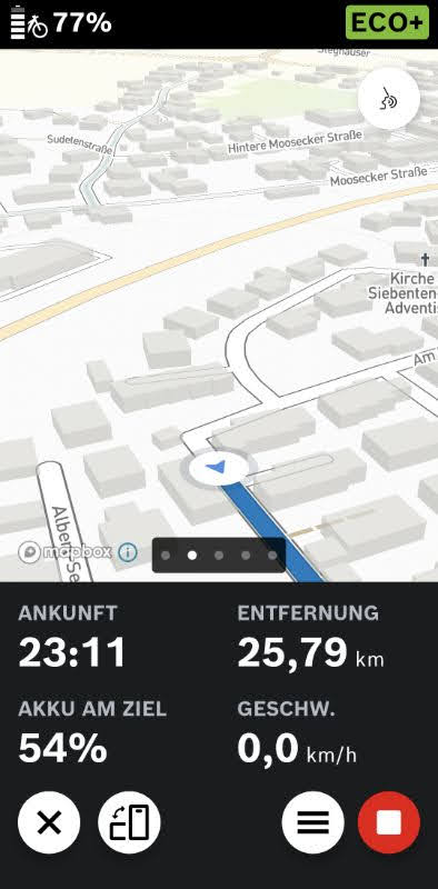 Bosch Flow App 1.23.6 Screenshot Ride Screen