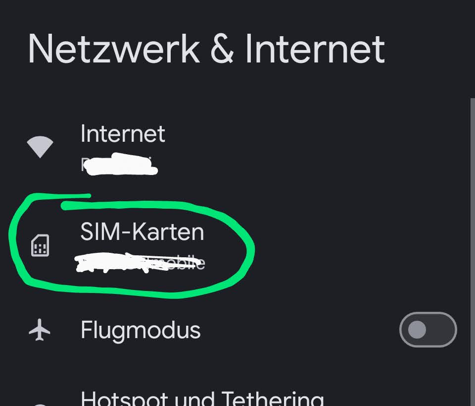 Einstellungsmenü Netzwerk & Internet Google Pixel 9 Pro