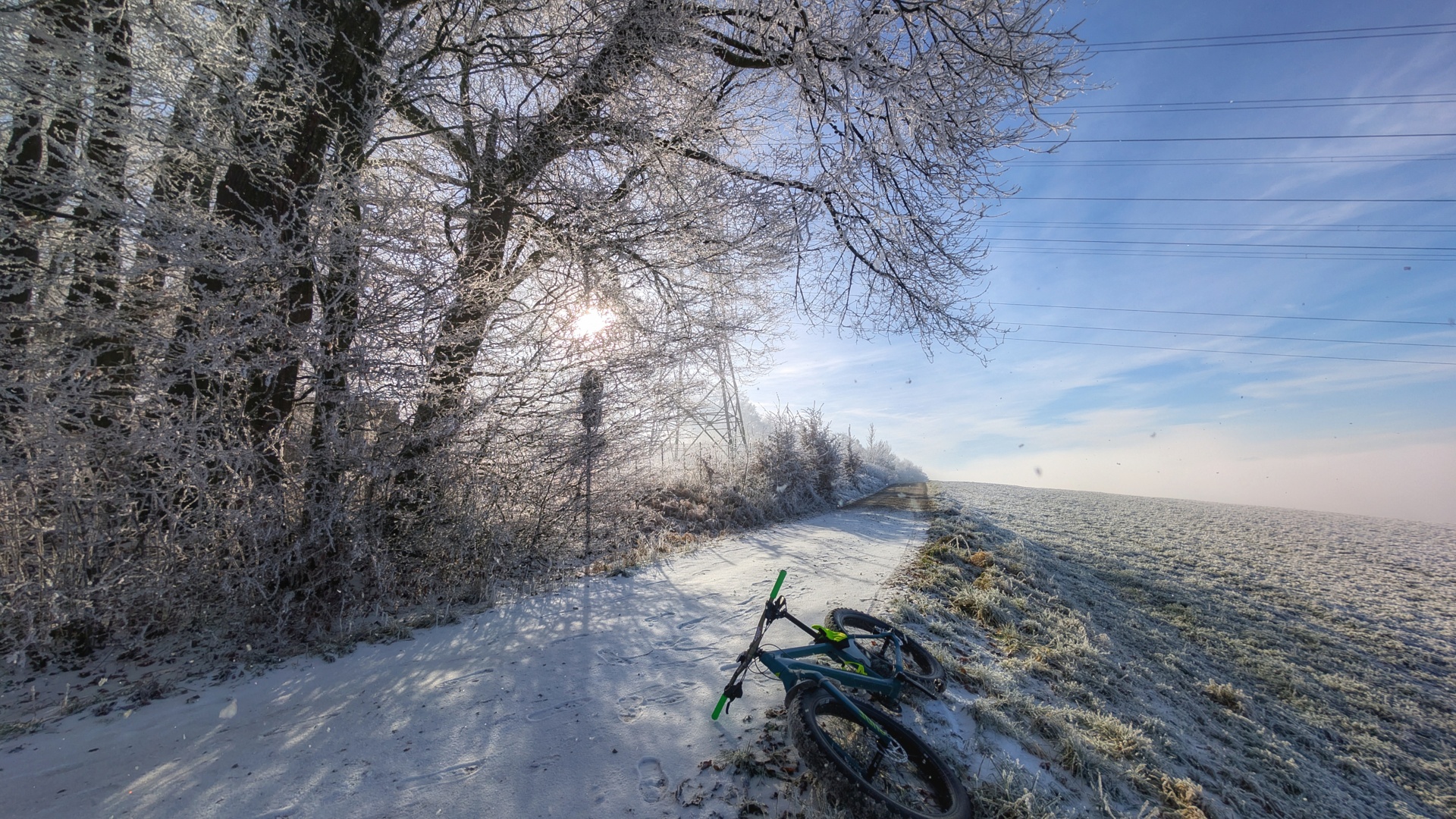 Schellenbergauffahrt mit dem Canyon Dude Fatbike bei der Asenbergalm