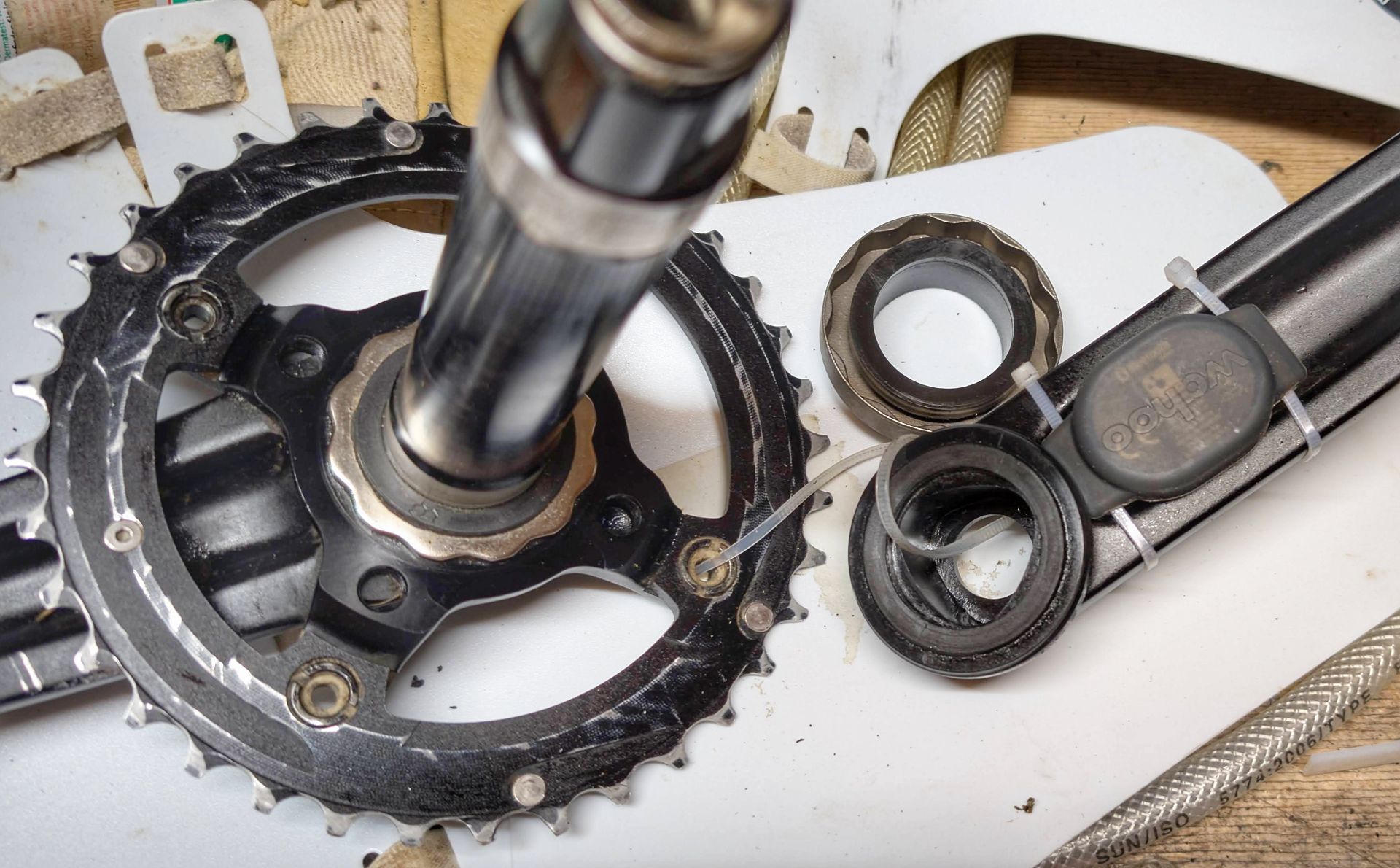 Demontage der e*thirteen TRS Kurbel am Canyon Dude Fatbike