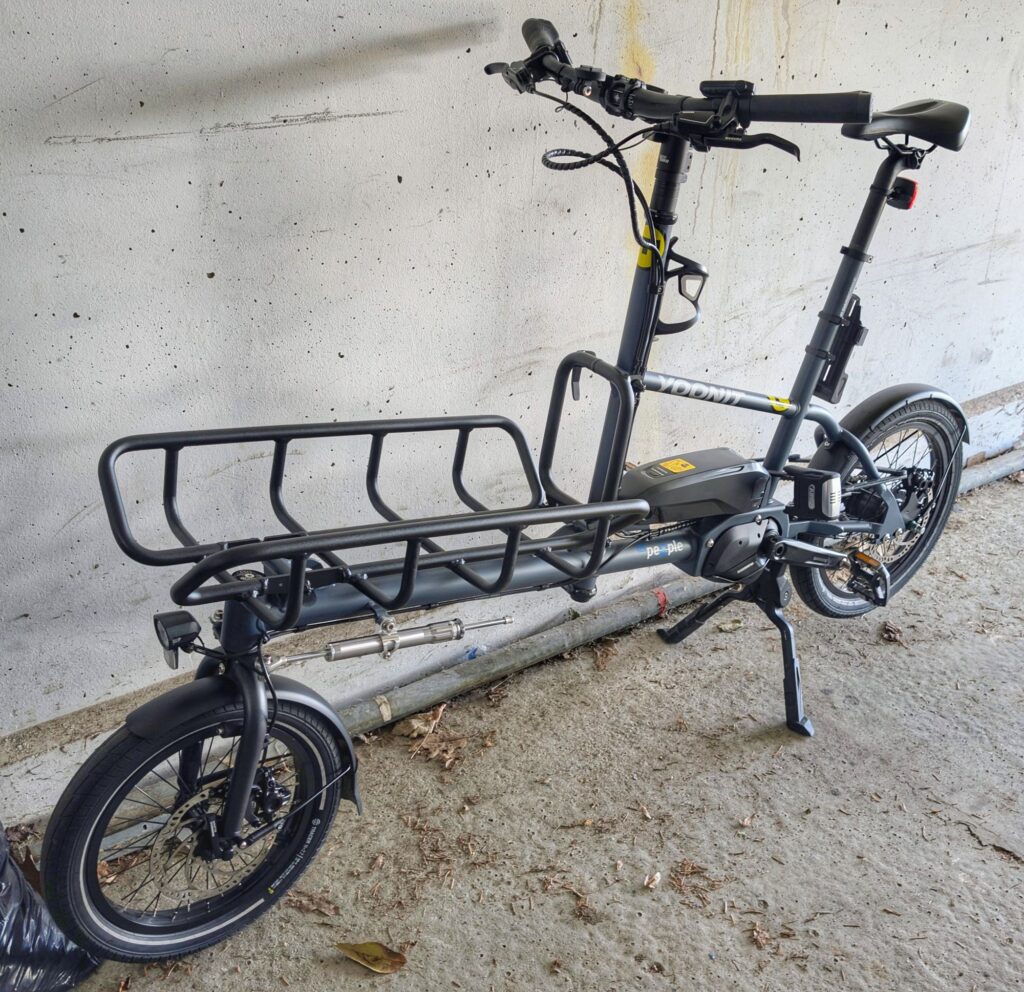 Yoonit Mini Cargobike mit Smart Carrier