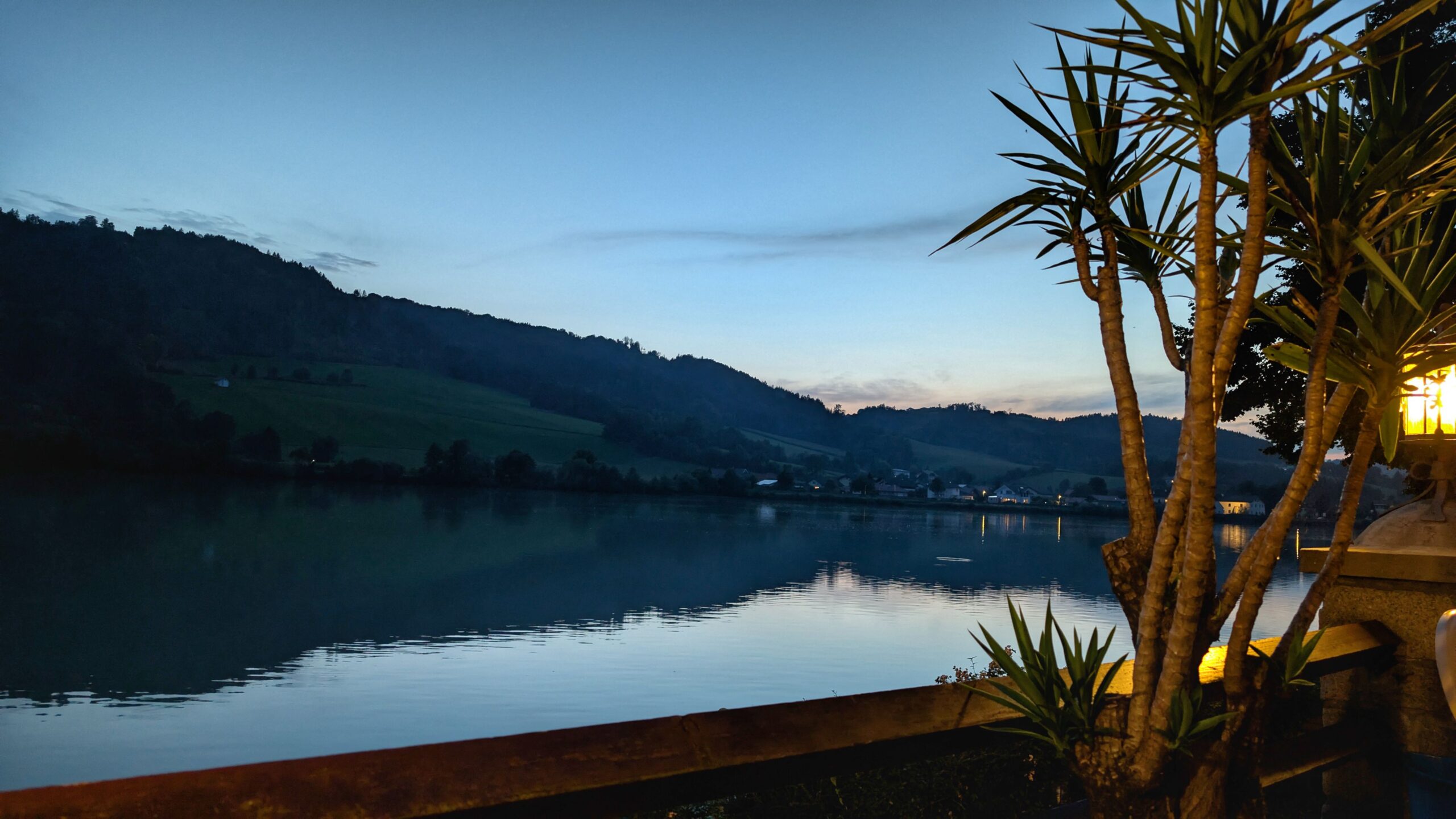 Blick von der Donauterasse Kohlbachmühle