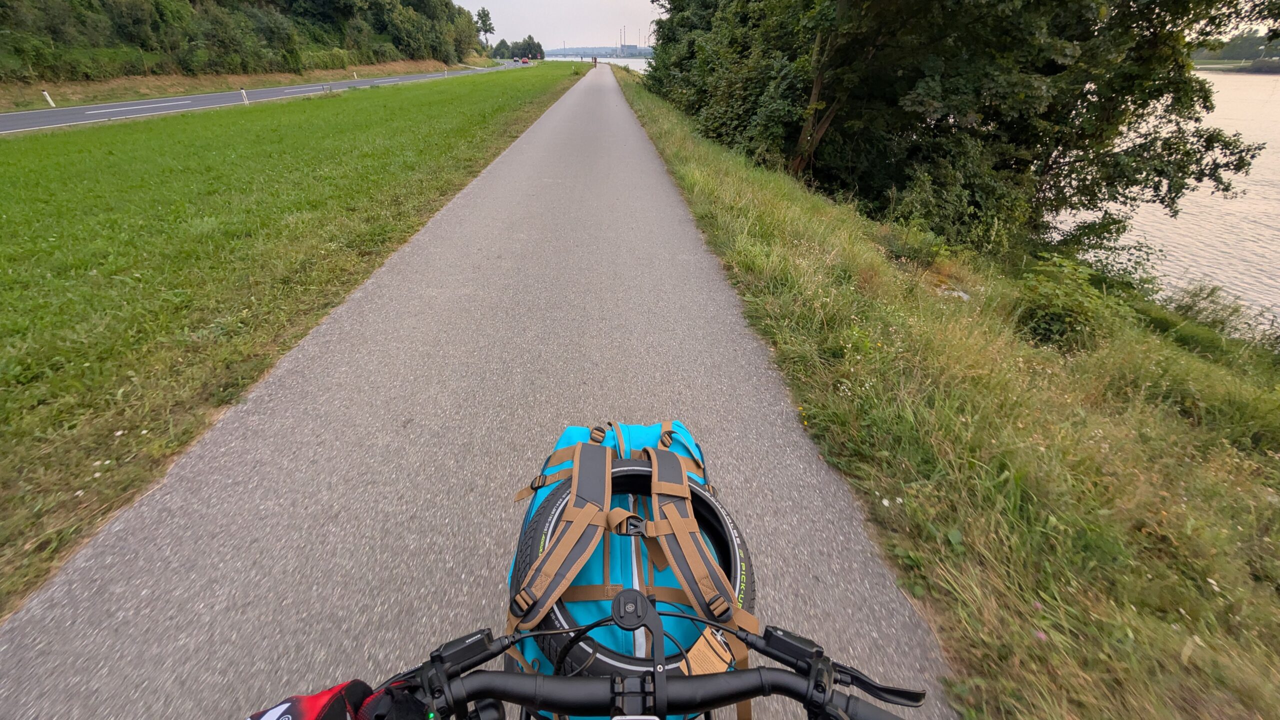 Mit Ersatzreifen unterwegs