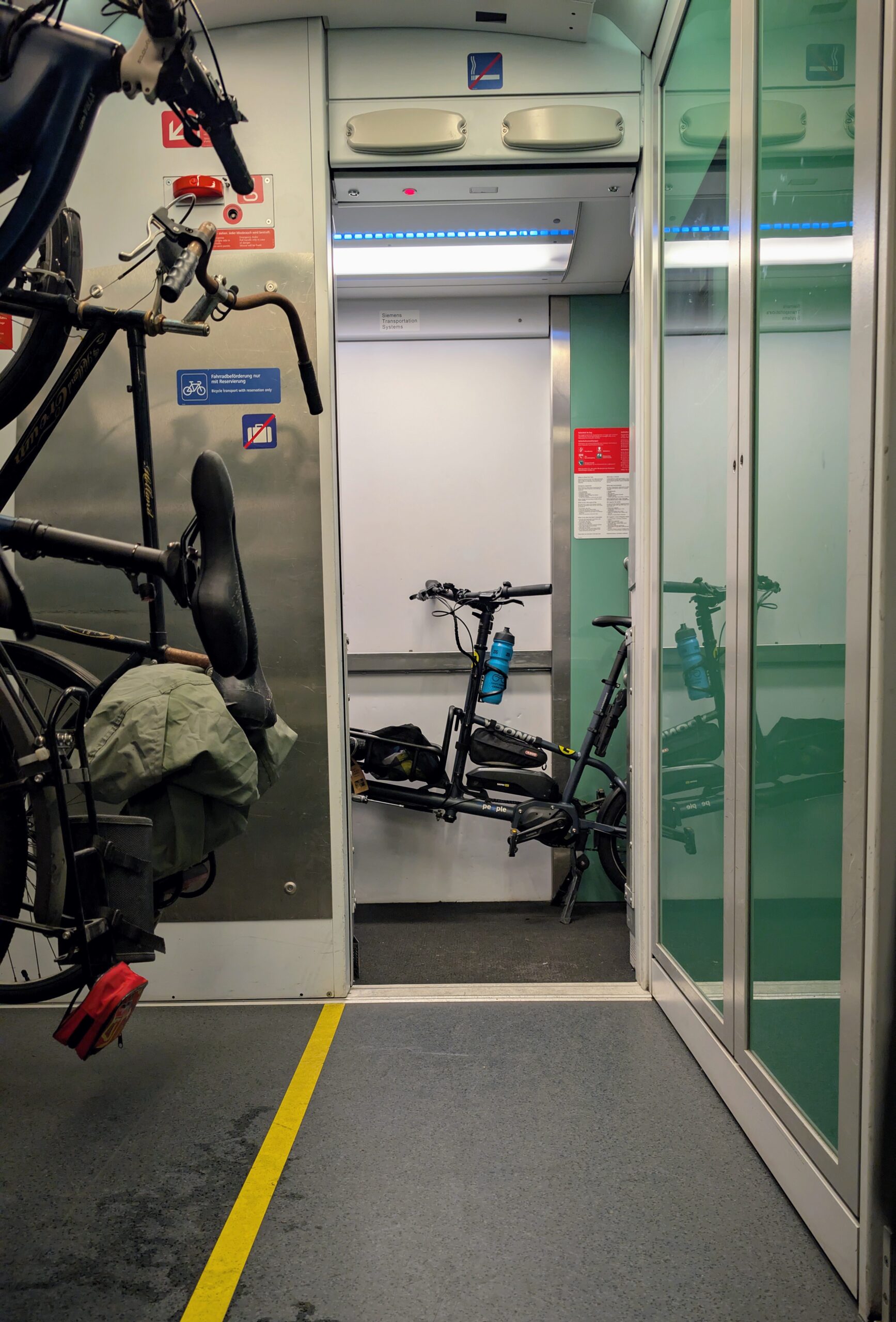 Unzumutbare Radverladung im Railjet