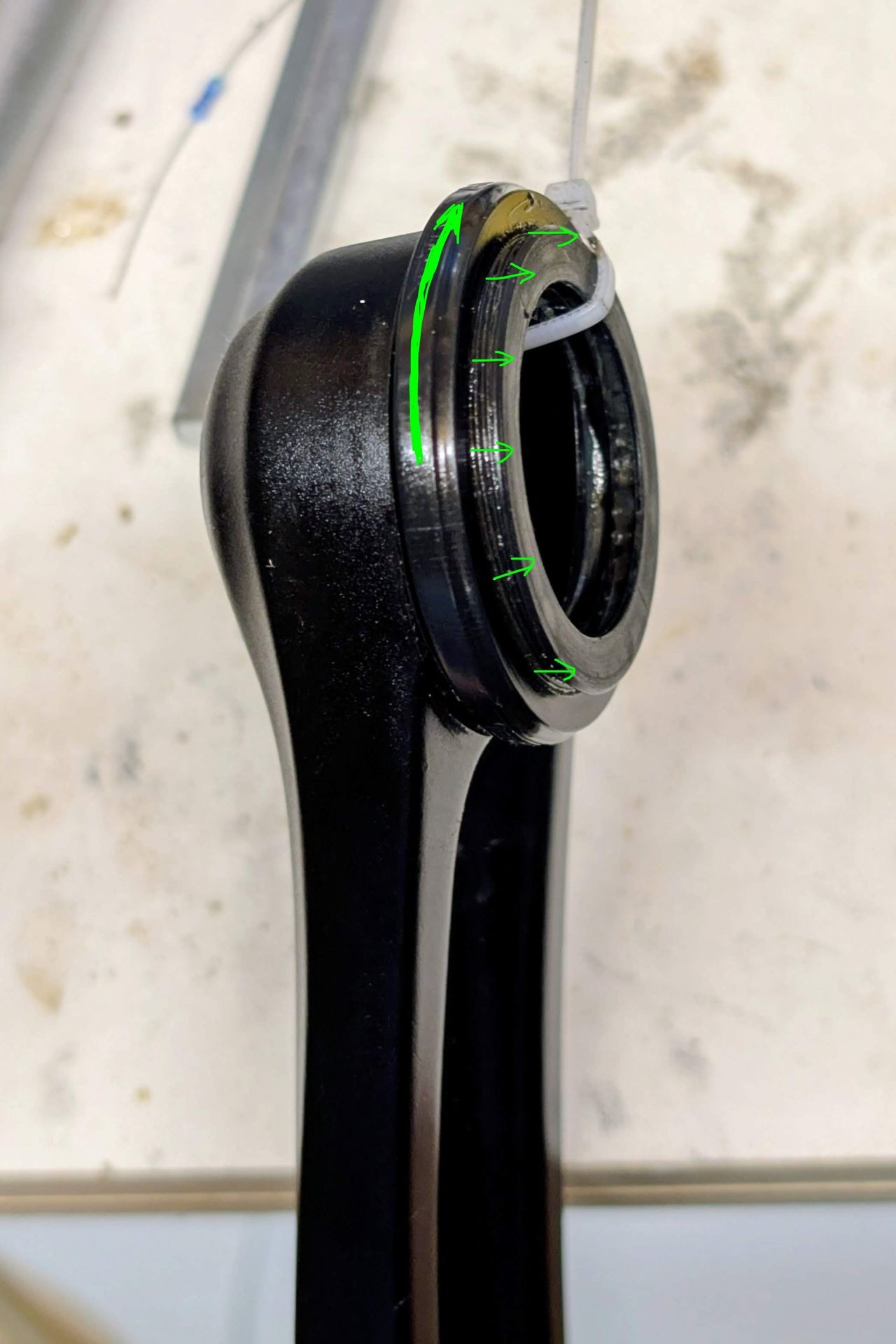 APS Konterring an e:thirteen Kurbel am 2016er Canyon Dude Fatbike