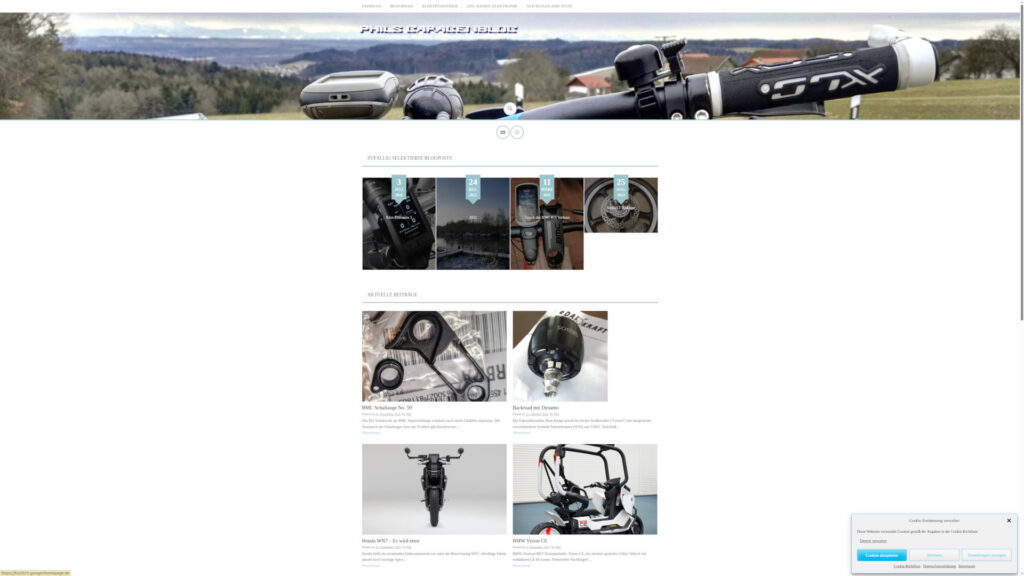 Screenshot 4K Monitor garagenhomepage.de Theme Revive